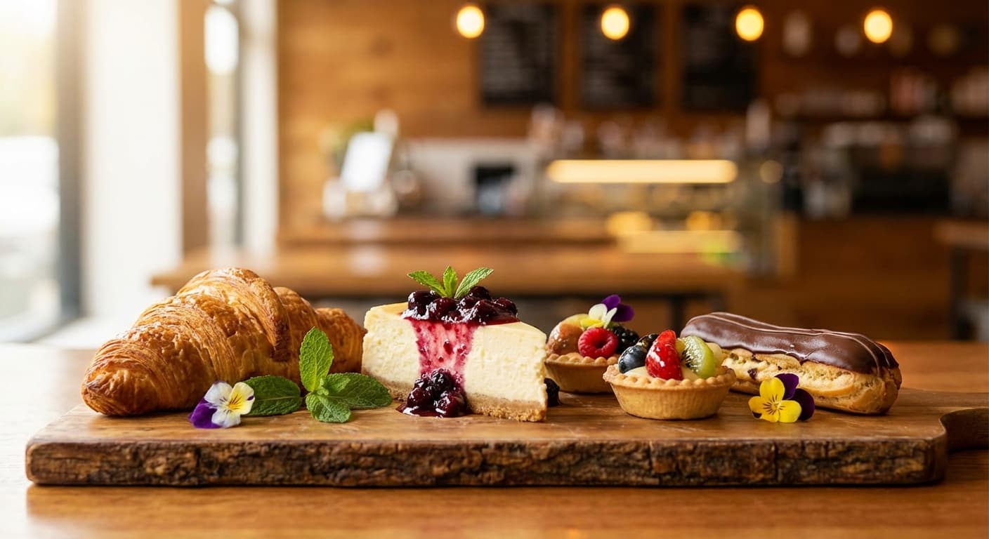 디저트 플레이팅