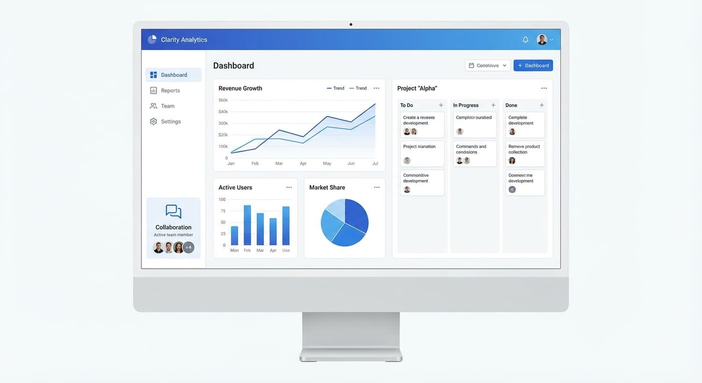 SaaS 대시보드 UI